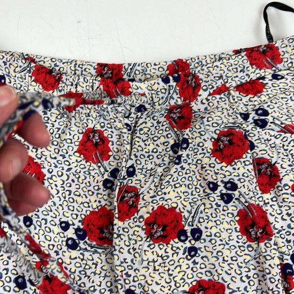 NWT See You Soon White Floral Lightweight Pants - Picture 2 of 8